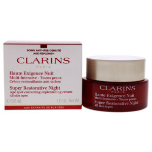 SUPER RESTORATIVE NIGHT - ALLE HAUTTYPEN VON CLARINS FÜR UNISEX - 1.6 OZ NACHTCREME 47 ML