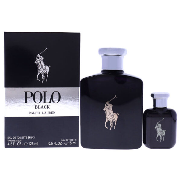 POLO BLACK VON RALPH LAUREN FÜR HERREN - 2 - TEILIGES GESCHENKSET