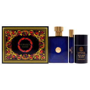 DYLAN BLUE VON VERSACE FÜR HERREN - 3 - TEILIGES GESCHENKSET 100 ML
