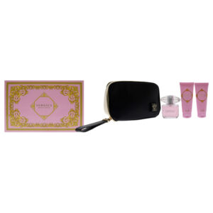 VERSACE BRIGHT CRYSTAL VON VERSACE FÜR DAMEN - 4 - TEILIGES GESCHENKSET 89 ML