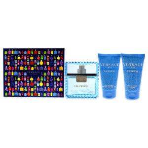 VERSACE EAU FRAICHE VON VERSACE FÜR HERREN - 3 - TEILIGES GESCHENKSET 50 ML