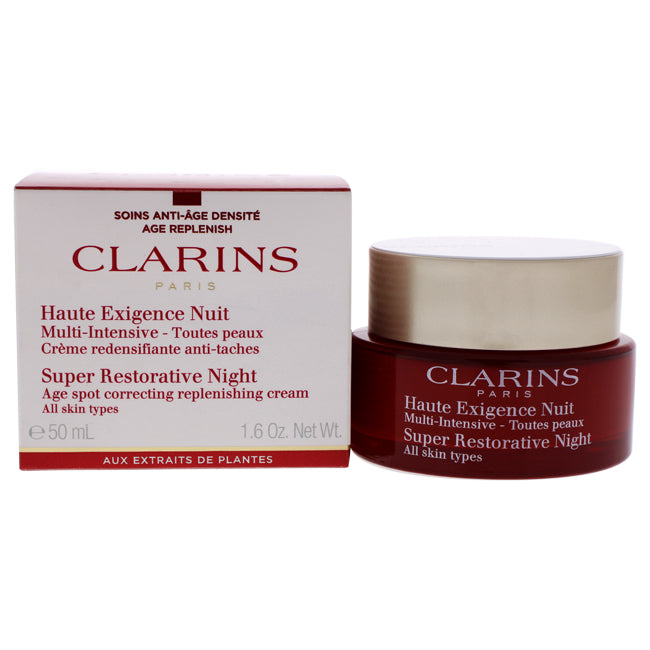 SUPER RESTORATIVE NIGHT - ALLE HAUTTYPEN VON CLARINS FÜR UNISEX - 1.6 OZ NACHTCREME 47 ML