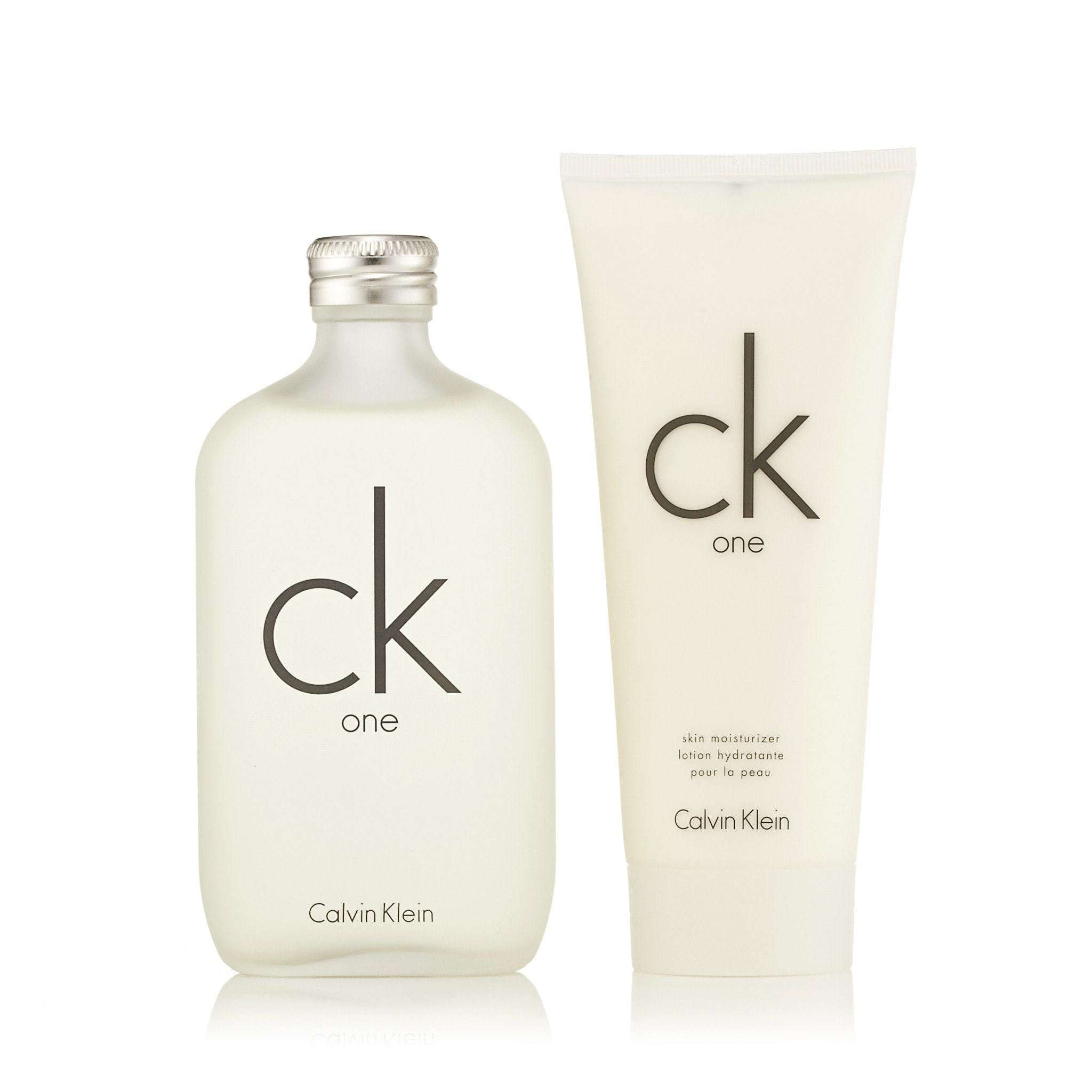 CK ONE GESCHENKSET EDT UND HAUTFEUCHTIGKEITSCREME FÜR FRAUEN UND MÄNNER VON CALVIN KLEIN 200 ML