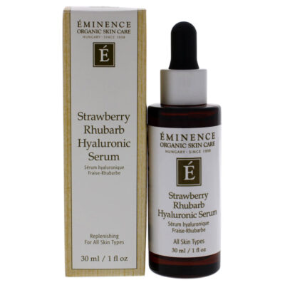 ERDBEER - RHABARBER - HYALURON - SERUM VON EMINENCE FÜR UNISEX - 1 OZ SERUM 30 ML