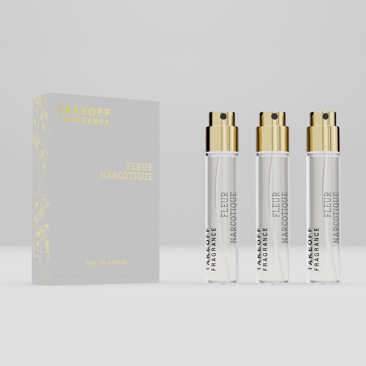TAKEOFF - FLEUR NARCOTIC - BESTE PARFÜM AUF DEM MARKT - 3X11ML SUPERDUFT