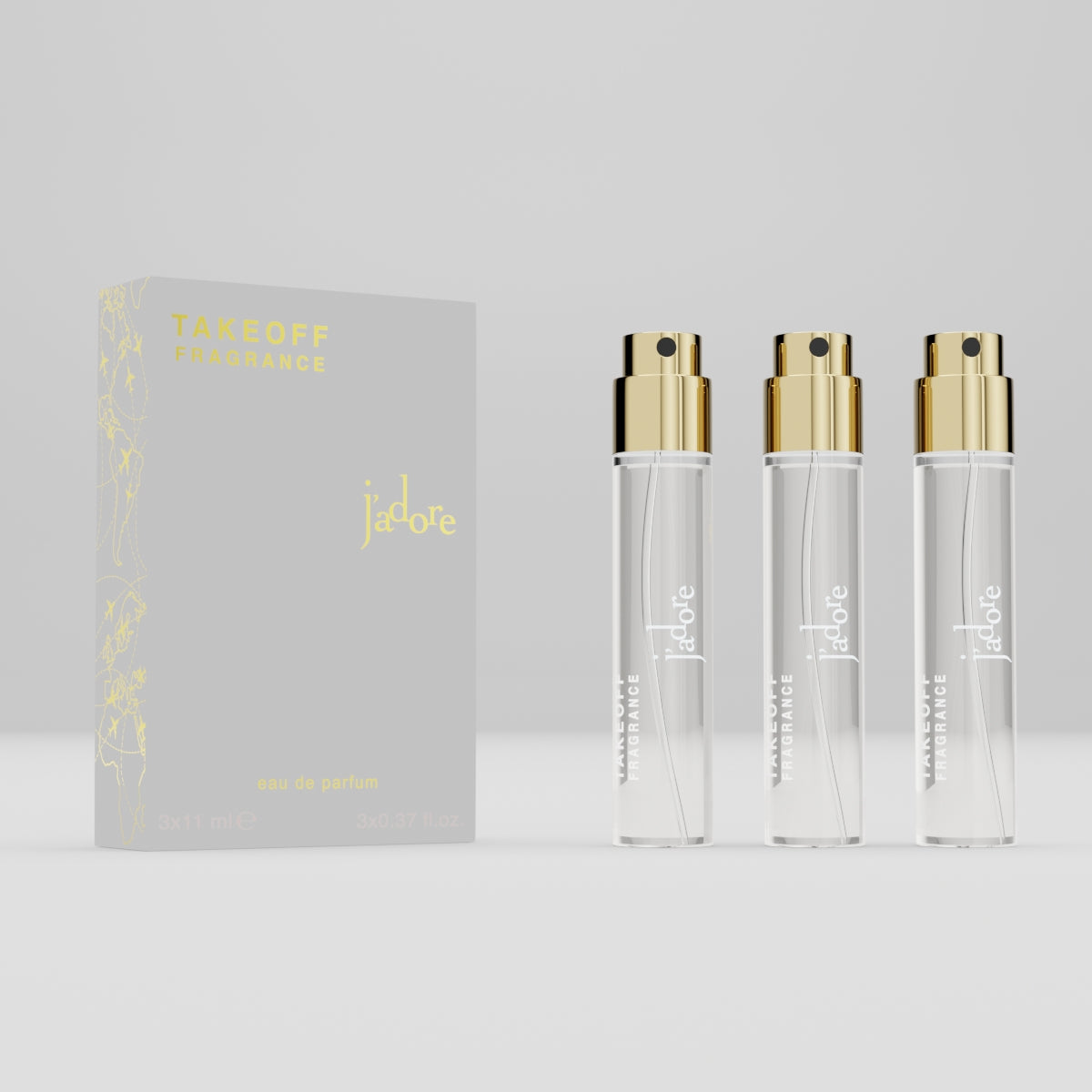 TAKEOFF - JADORE - BESTE PARFÜM AUF DEM MARKT - 3X11ML SUPERDUFT