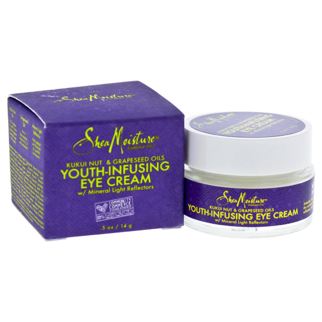 VERJÜNGENDE AUGENCREME MIT KUKUINUSS - UND TRAUBENKERNÖL VON SHEA MOISTURE FÜR UNISEX - 0.5 OZ AUGENCREME 15 ML