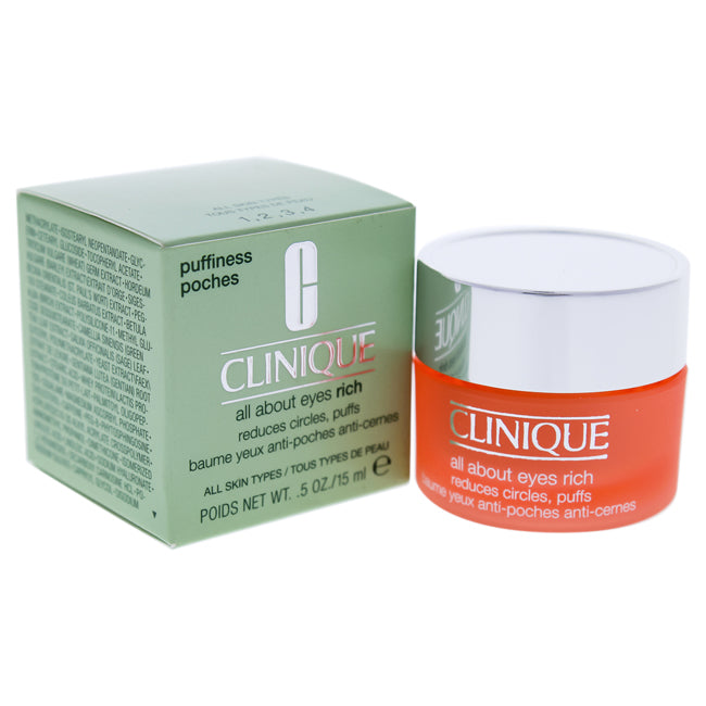 ALL ABOUT EYES RICH VON CLINIQUE FÜR DAMEN - 0.5 OZ AUGENCREME 15 ML